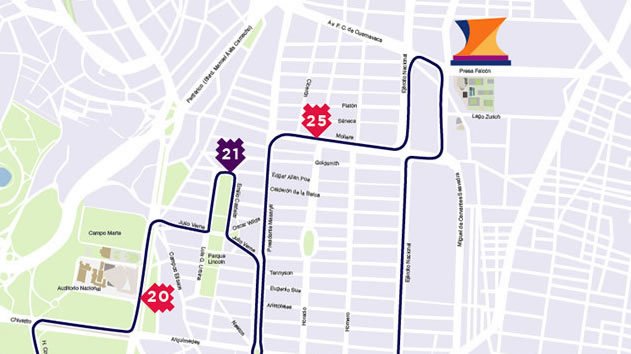 4 ruta maratón de la ciudad de México hasta kilómetro 5
